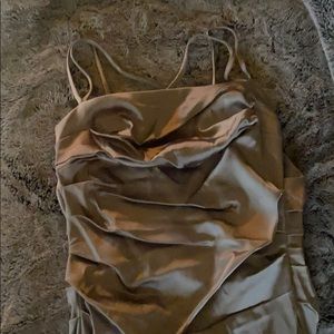 Satin grey dress ❤️